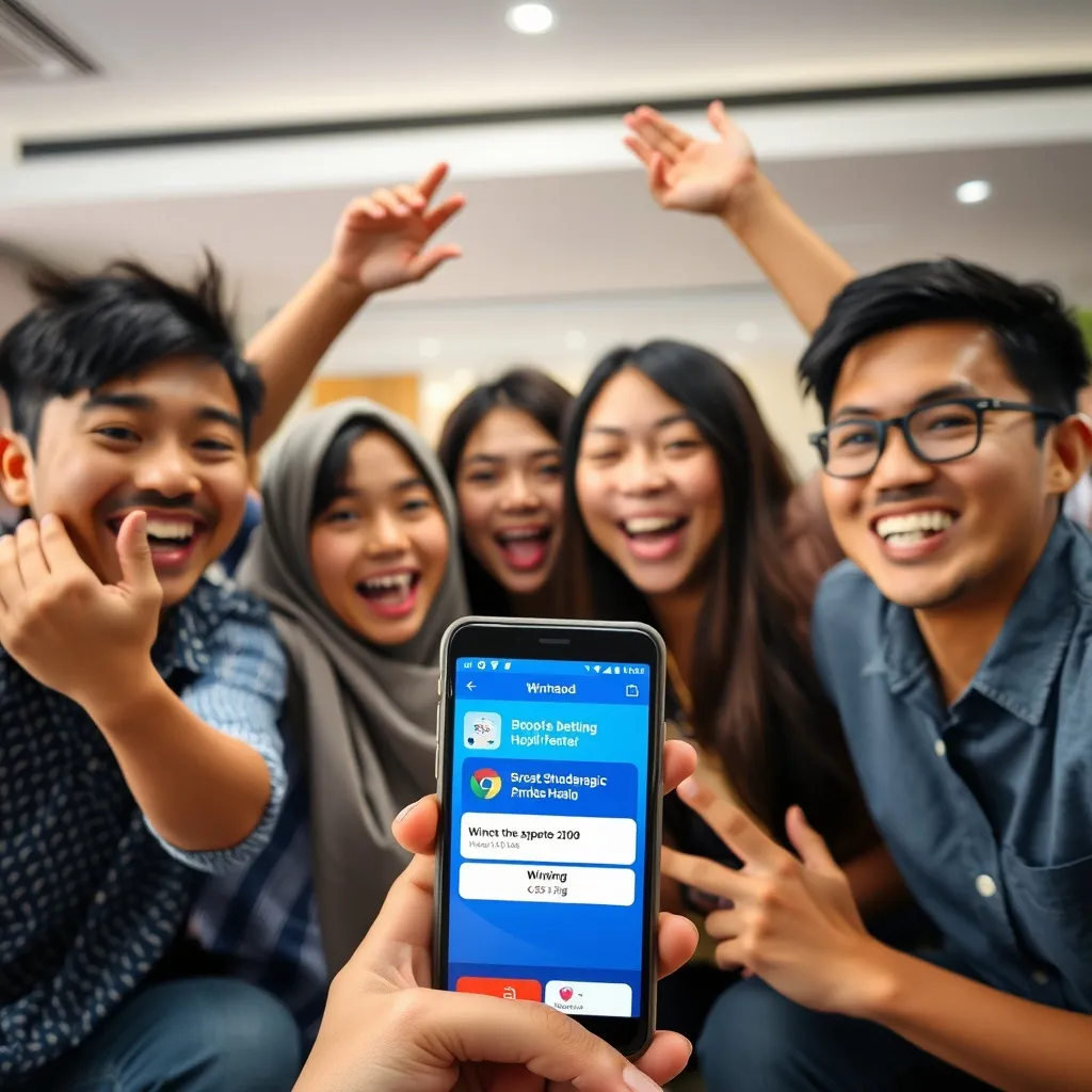 Sekumpulan anak muda dari Malaysia menjana wang bersama Melbet.