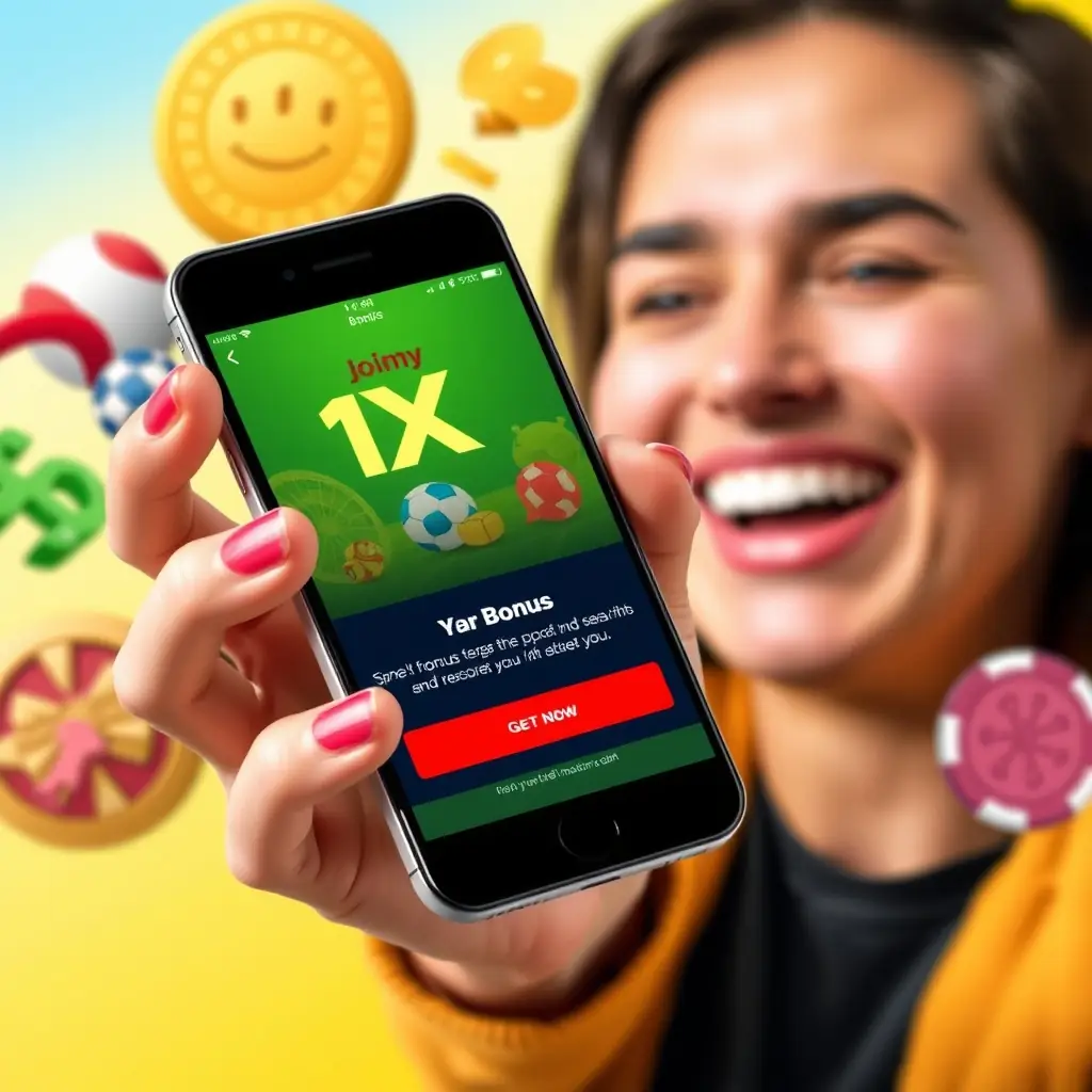 Seorang gadis sedang mengira wang kemenangan dalam aplikasi Melbet.